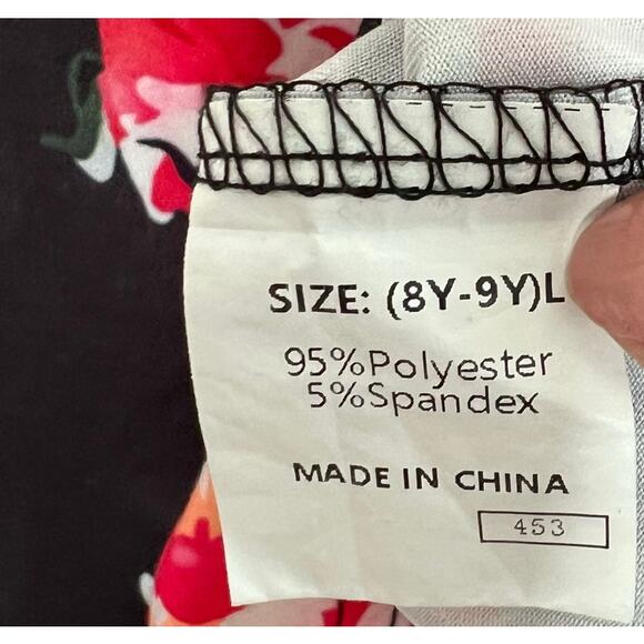 Dokotoo floral print shortie Pajamas girls' Size 8-9 years - Picture 5 of 5